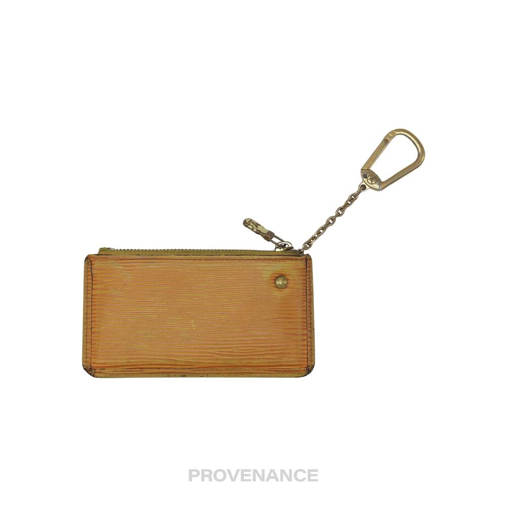🔴 Louis Vuitton Key Pouch Cles - Tassil Yellow Epi Leather - Picture 3 of 7